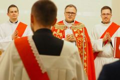 2024.11.18 Przysięga przed prezbiteratem diakona Macieja Zawiślaka