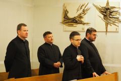 2024.11.18 Przysięga przed prezbiteratem diakona Macieja Zawiślaka
