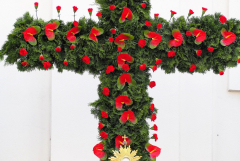 2024.05.30 EUCHARYSTIA Z PROCESJĄ W UROCZYSTOŚĆ NAJŚWIĘTSZEGO CIAŁA I KRWI CHRYSTUSA