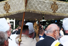 2024.05.30 EUCHARYSTIA Z PROCESJĄ W UROCZYSTOŚĆ NAJŚWIĘTSZEGO CIAŁA I KRWI CHRYSTUSA