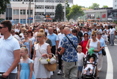 2024.05.30 EUCHARYSTIA Z PROCESJĄ W UROCZYSTOŚĆ NAJŚWIĘTSZEGO CIAŁA I KRWI CHRYSTUSA